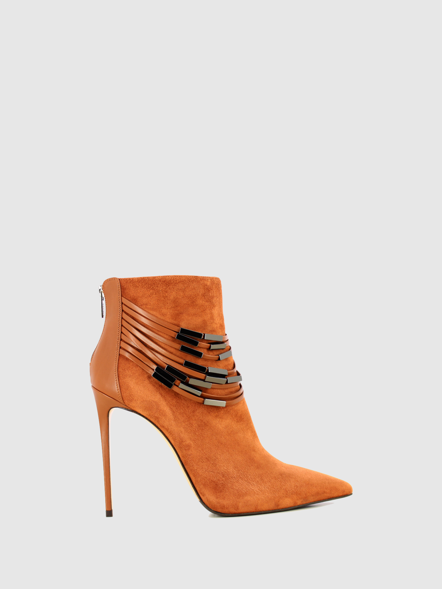 Le Silla Camel Zip Up Ankle Boots