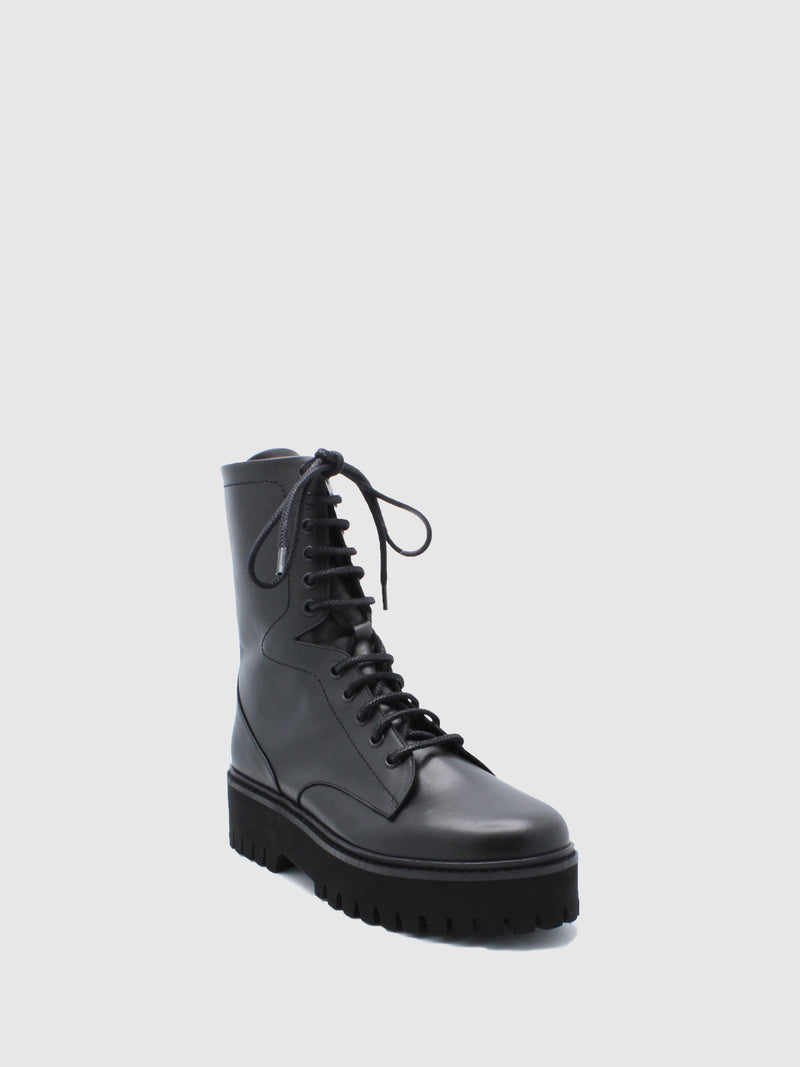 JJ Heitor Black Combat Boots