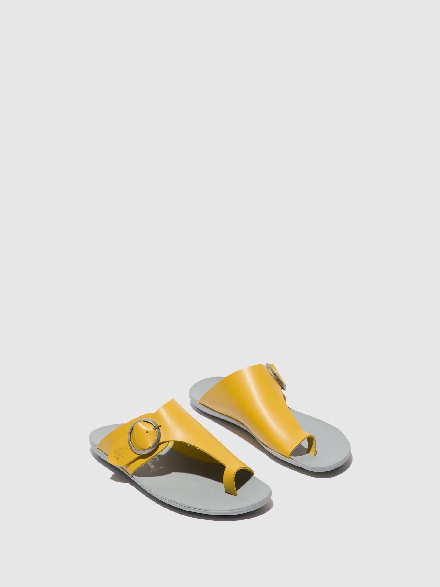 Fly London Open Toe Mules MICA758FLY MUSTARD