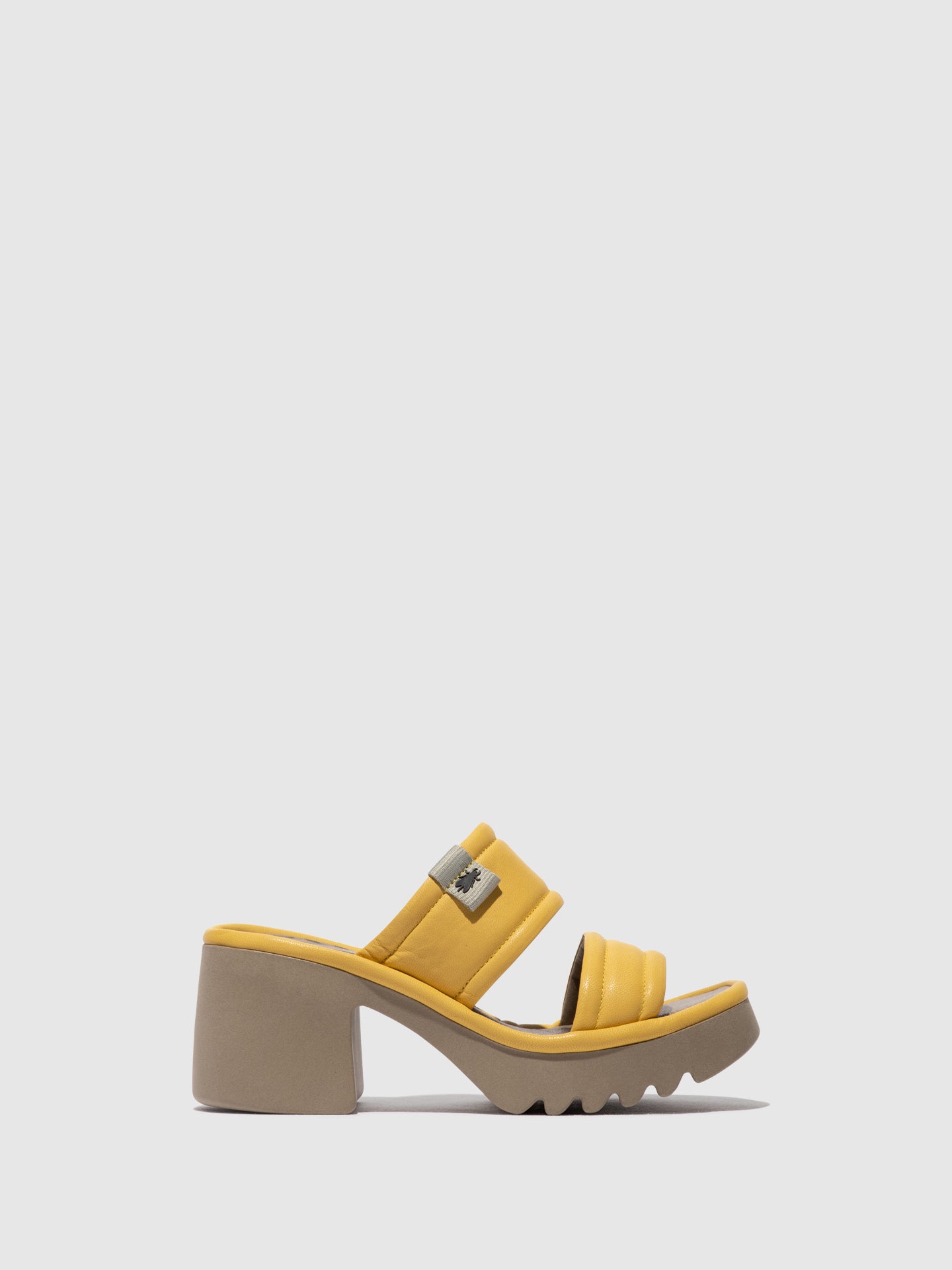 Fly London Slip-on Mules MAVA432FLY YELLOW