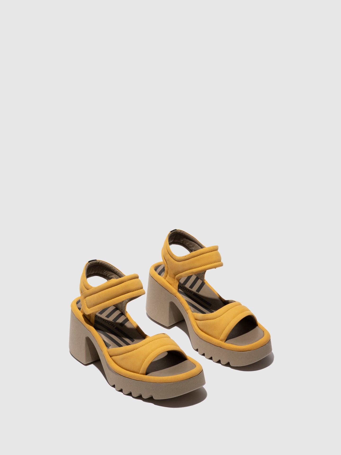 Fly London Velcro Sandals MANK433FLY BUMBLEBEE