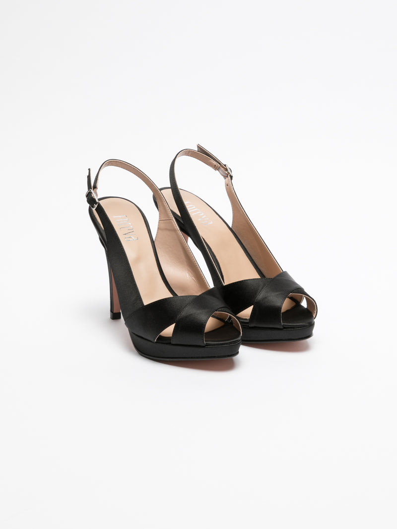 Foreva Black Buckle Sandals