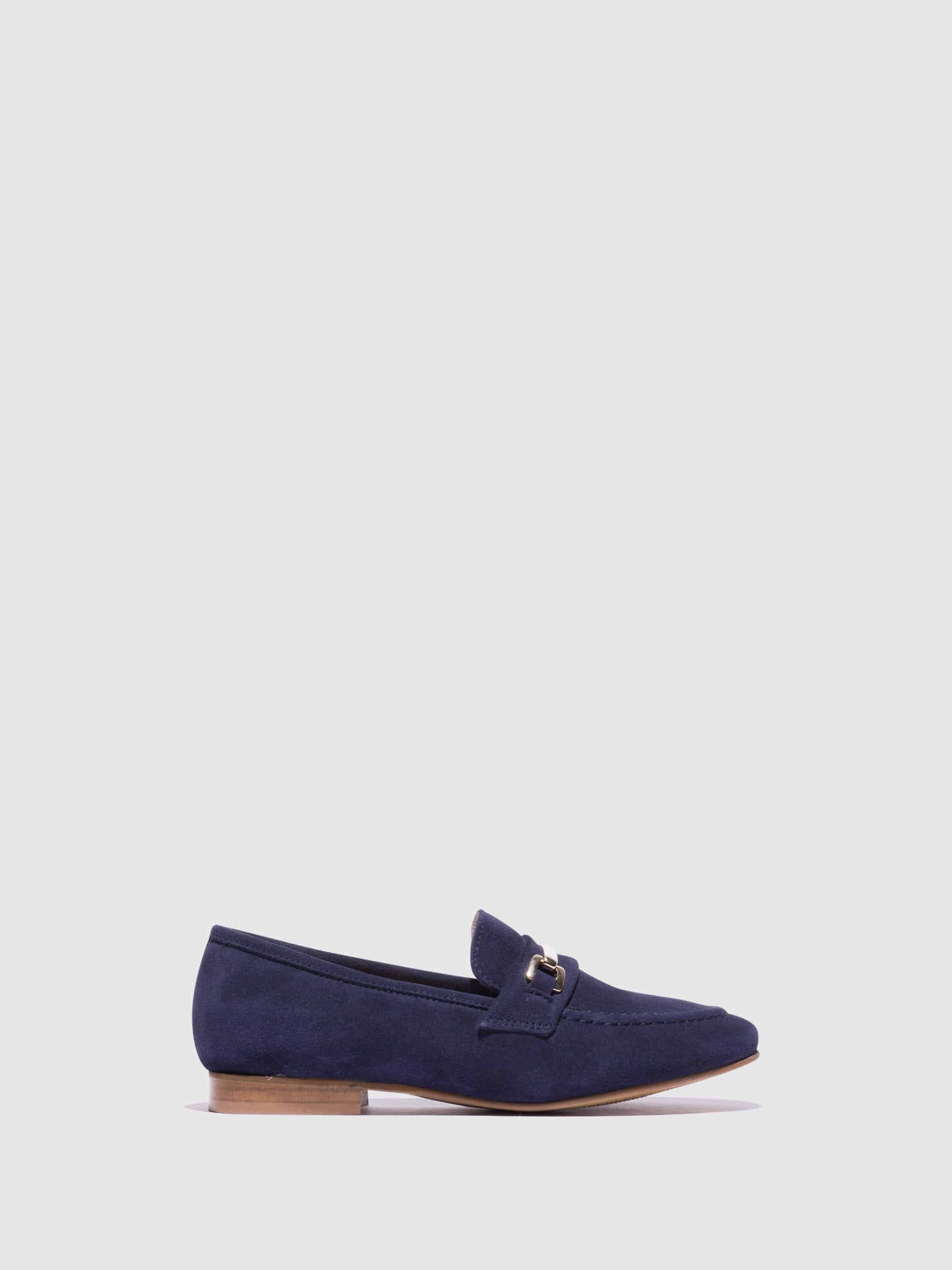 Foreva Navy Metallic Detail Loafers