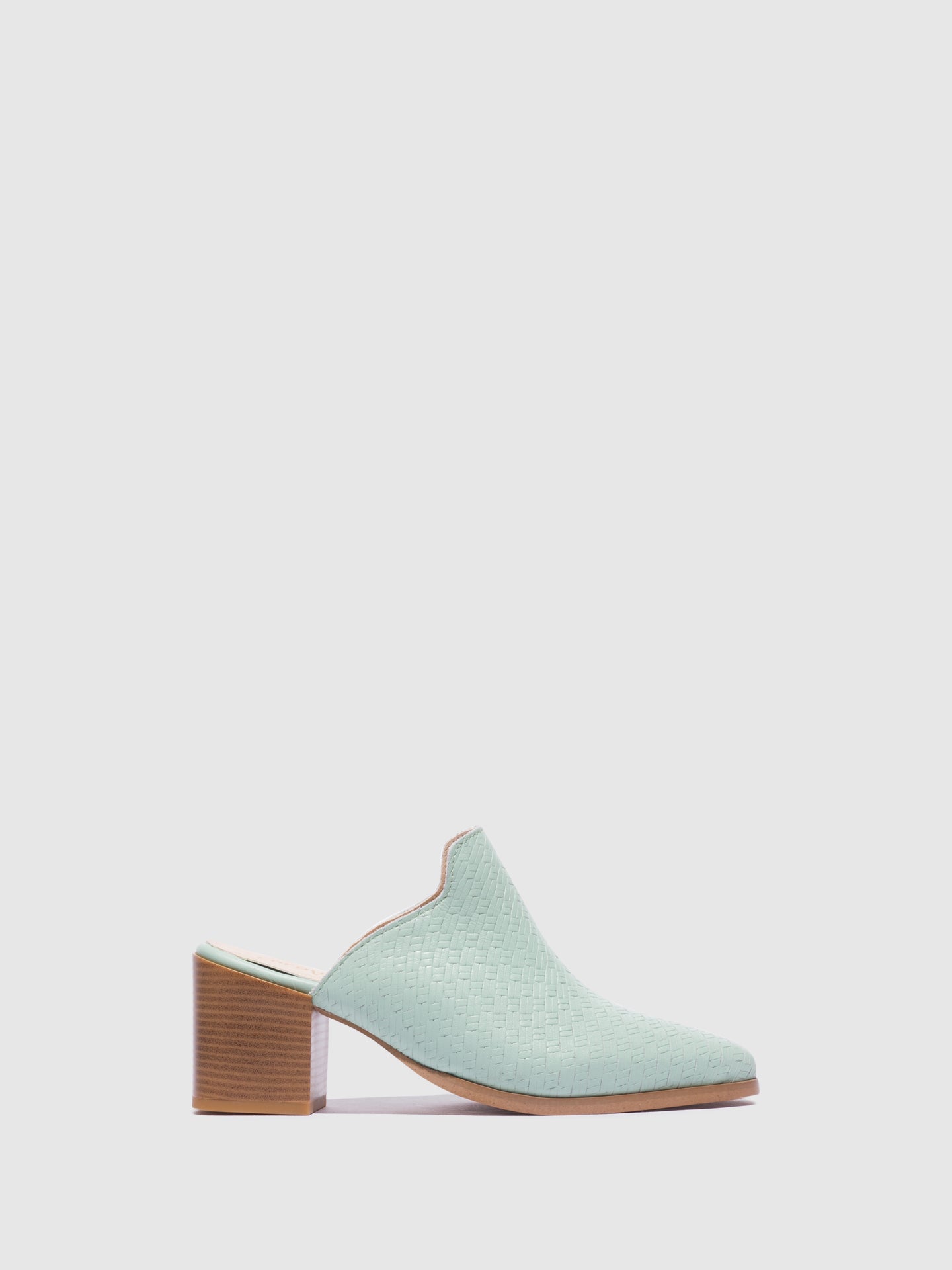 Foreva Green Pointed Toe Mules