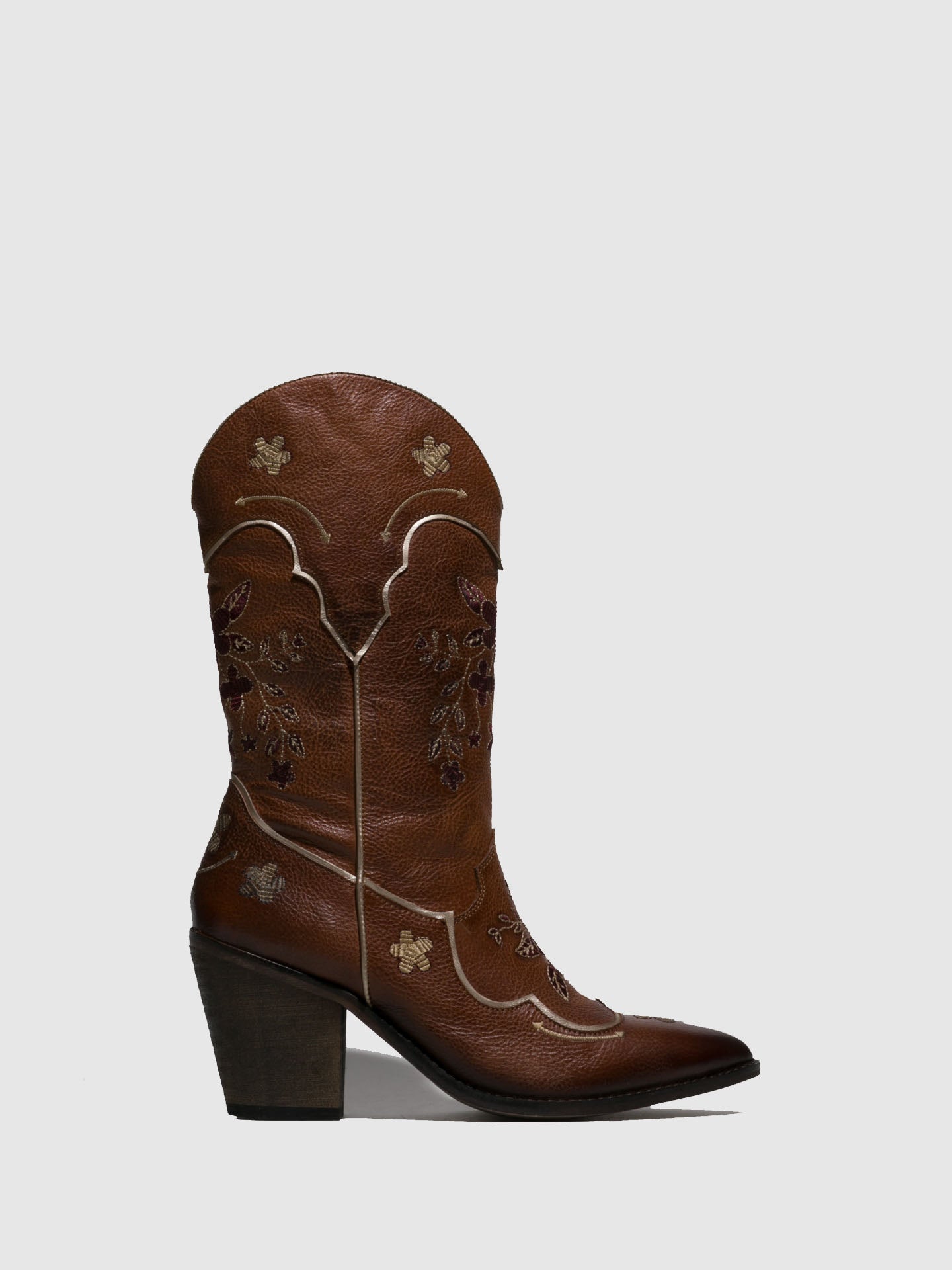 Foreva Cognac Cowboy Boots