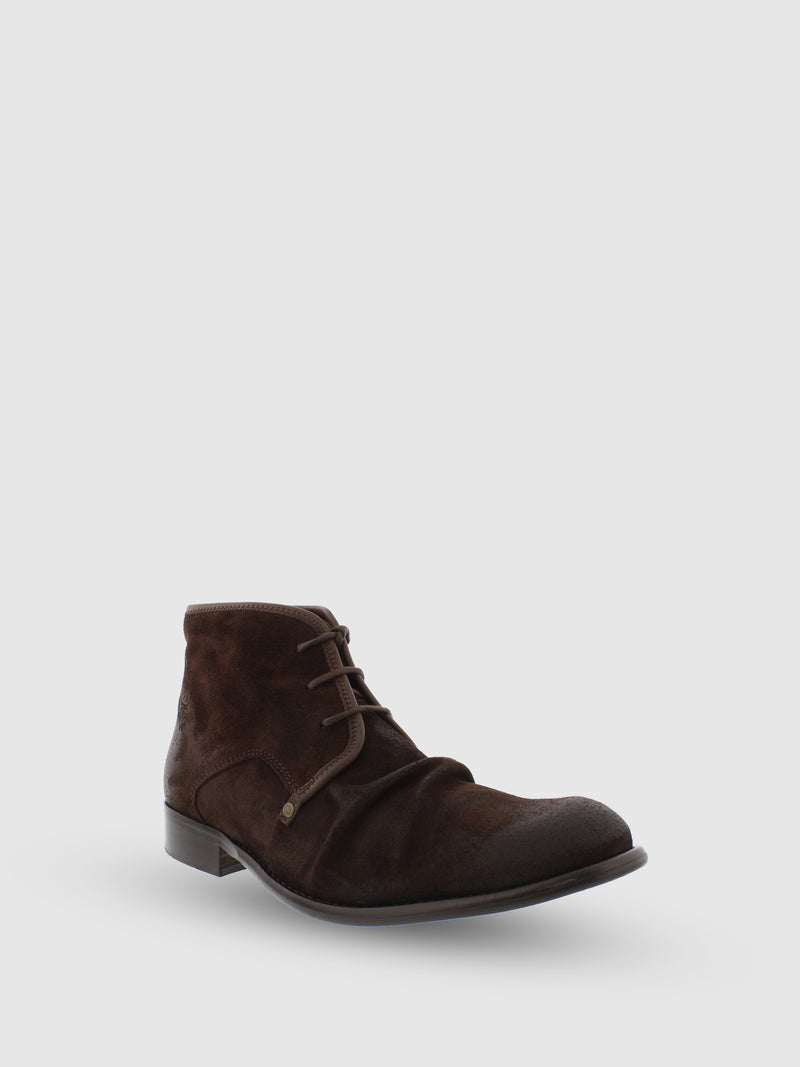 Fly London Chocolate Lace-up Ankle Boots