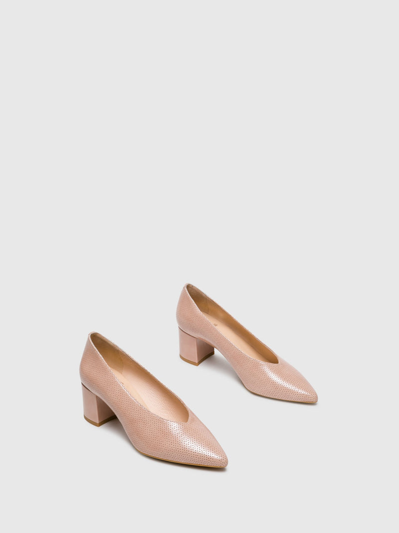 Sofia Costa Pink Pointed Toe Shoes