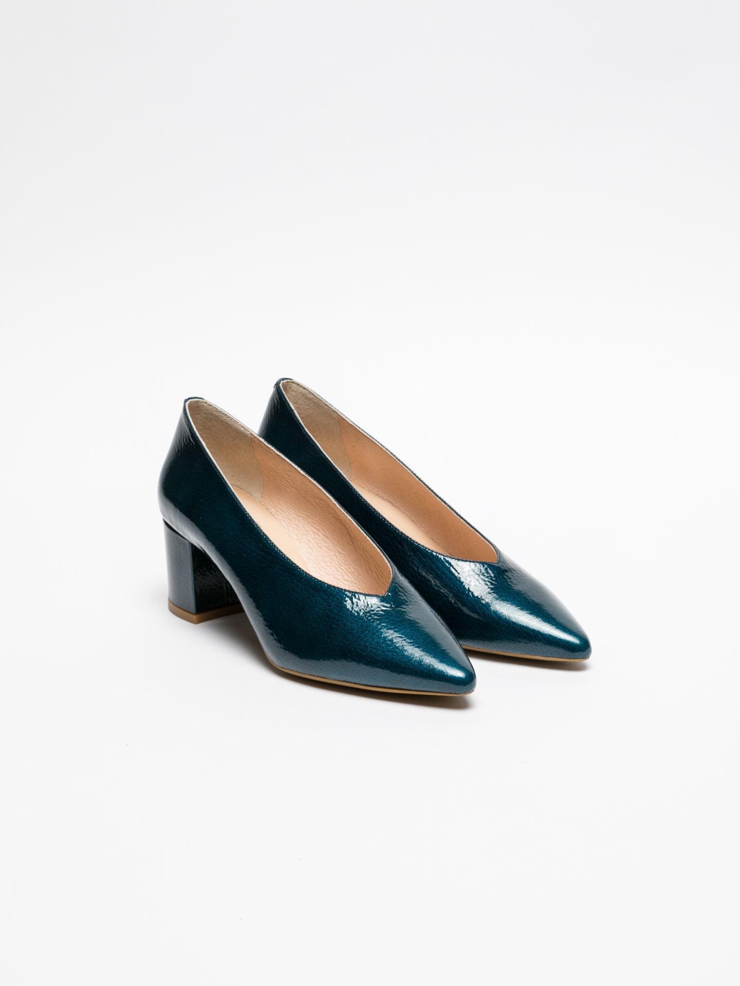 Sofia Costa Blue Pointed Toe Shoes