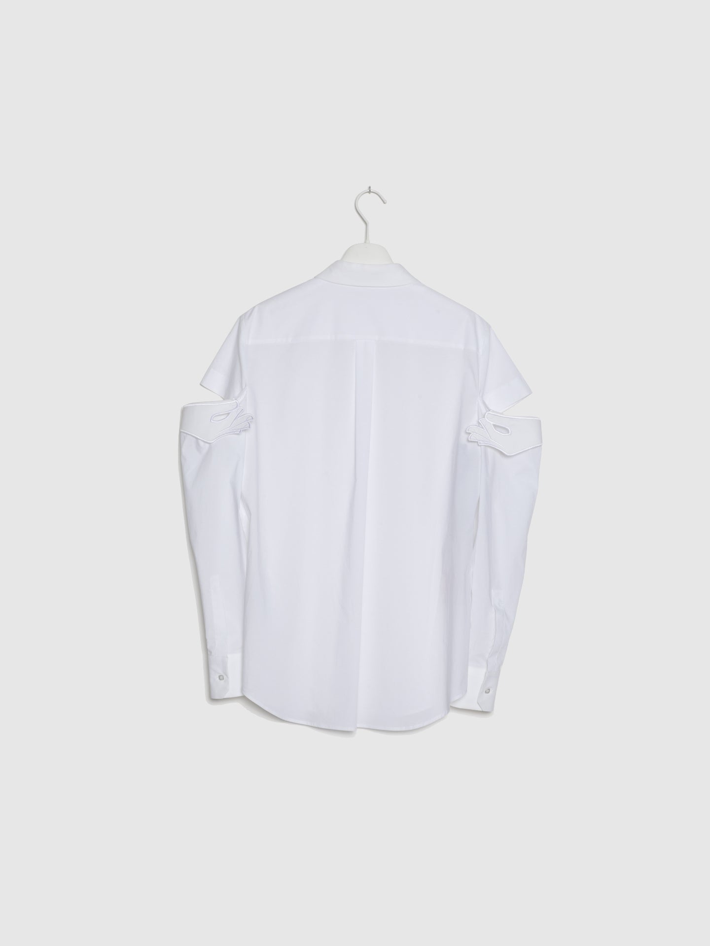 Vivetta Camisa com Aplicação na Manga em Branco