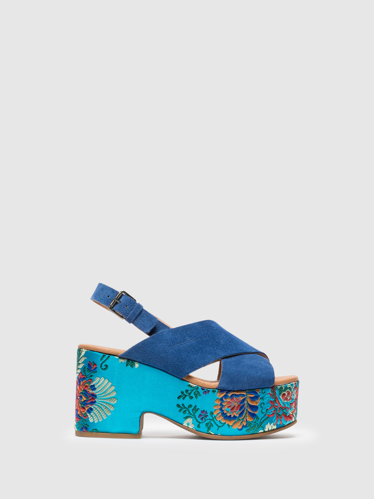 Clay's Blue Platform Sandals