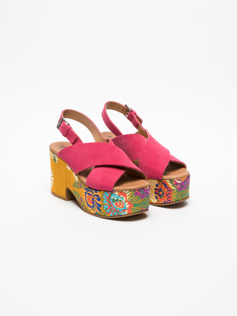 Clay's Pink Platform Sandals