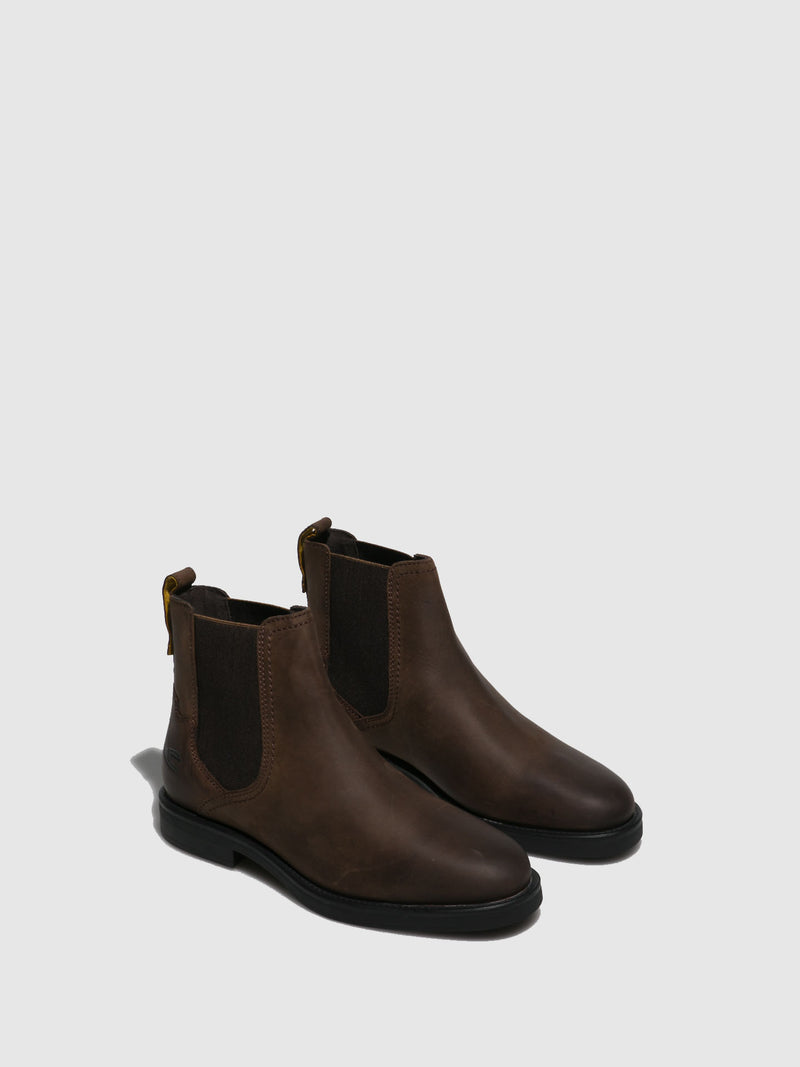 Camel Active Brown Elasticated Ankle Boots