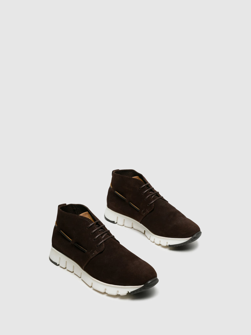 Fly London Brown Hi-Top Trainers