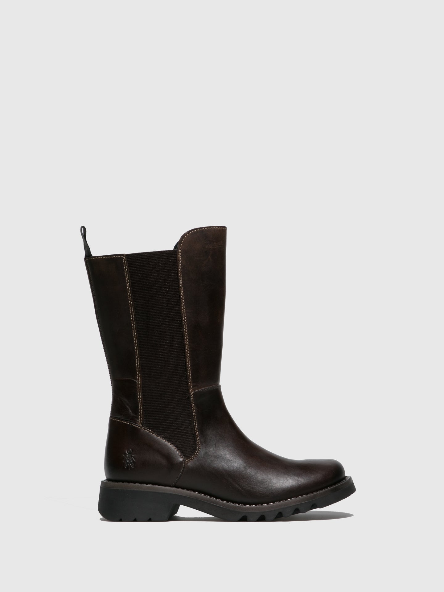 Fly London Chelsea Boots RELM641FLY RUG DK.BROWN