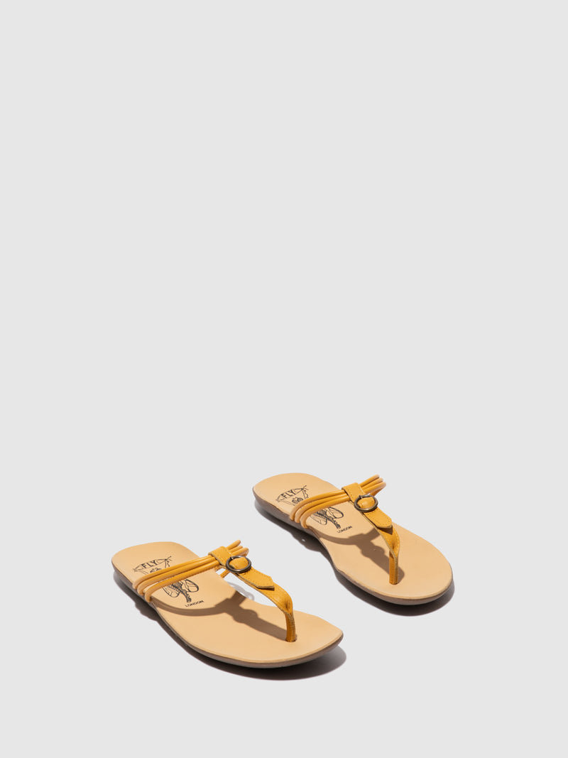 Fly London Thong Sandals MOUS755FLY CIERVO  YELLOW