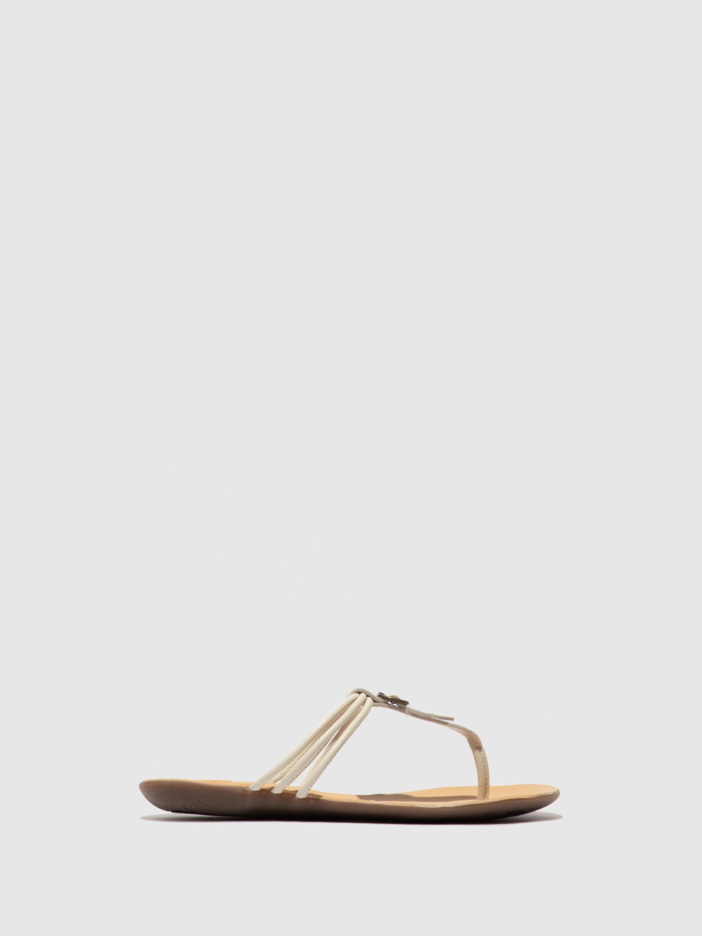 Fly London Thong Sandals MOUS755FLY CIERVO  OFFWHITE