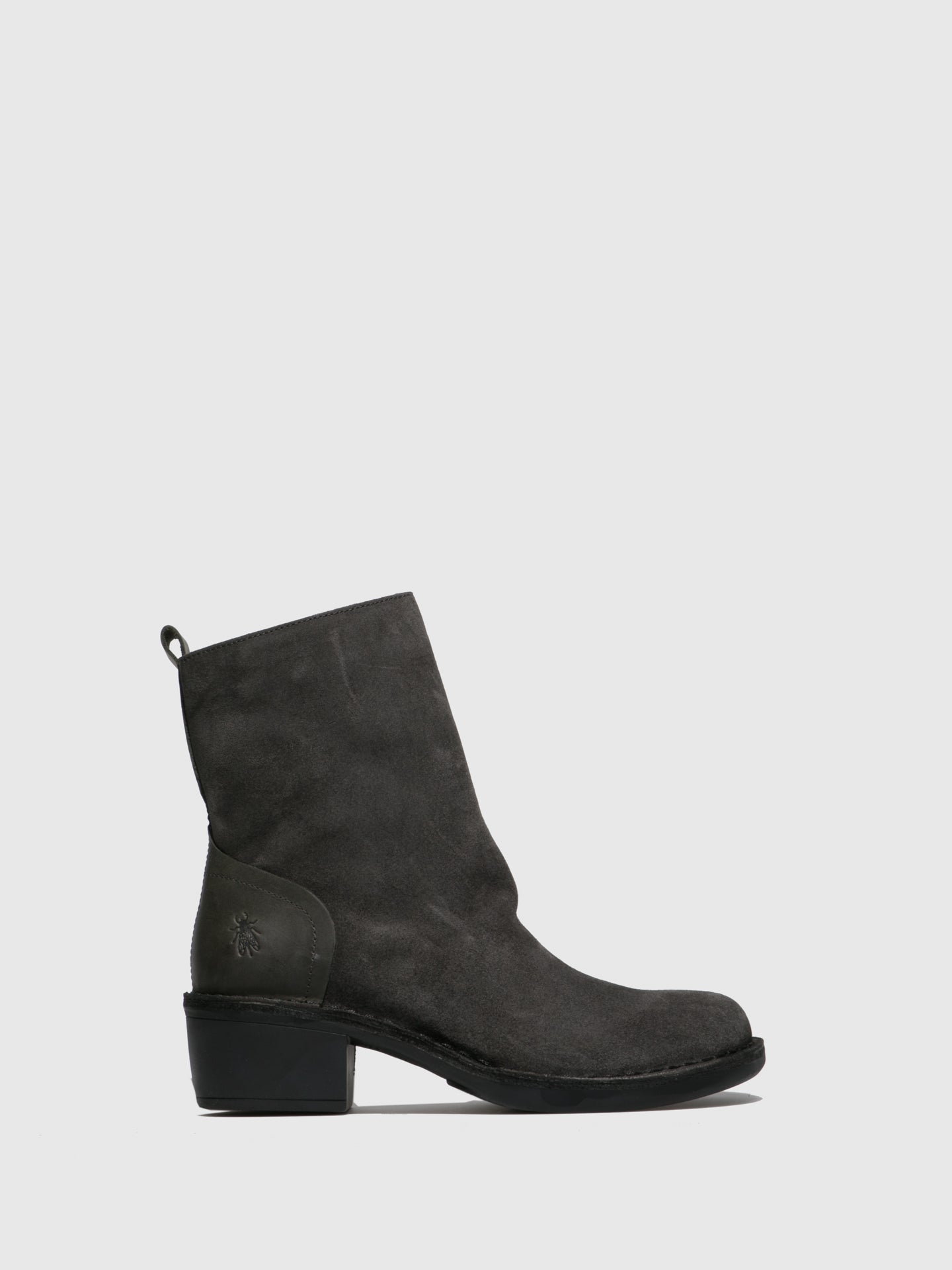Fly London Zip Up Ankle Boots MOBA032FLY OILSUEDE/RUG DIESEL/DIESEL