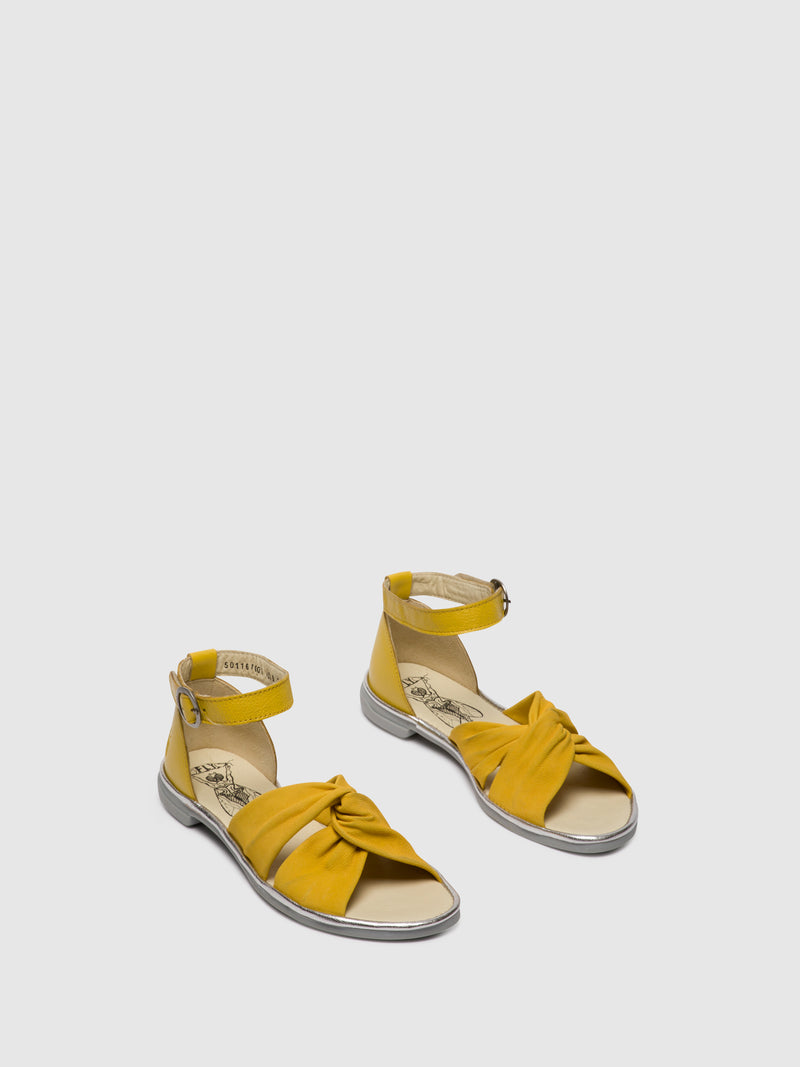 Fly London Ankle Strap Sandals COFA167FLY Yellow