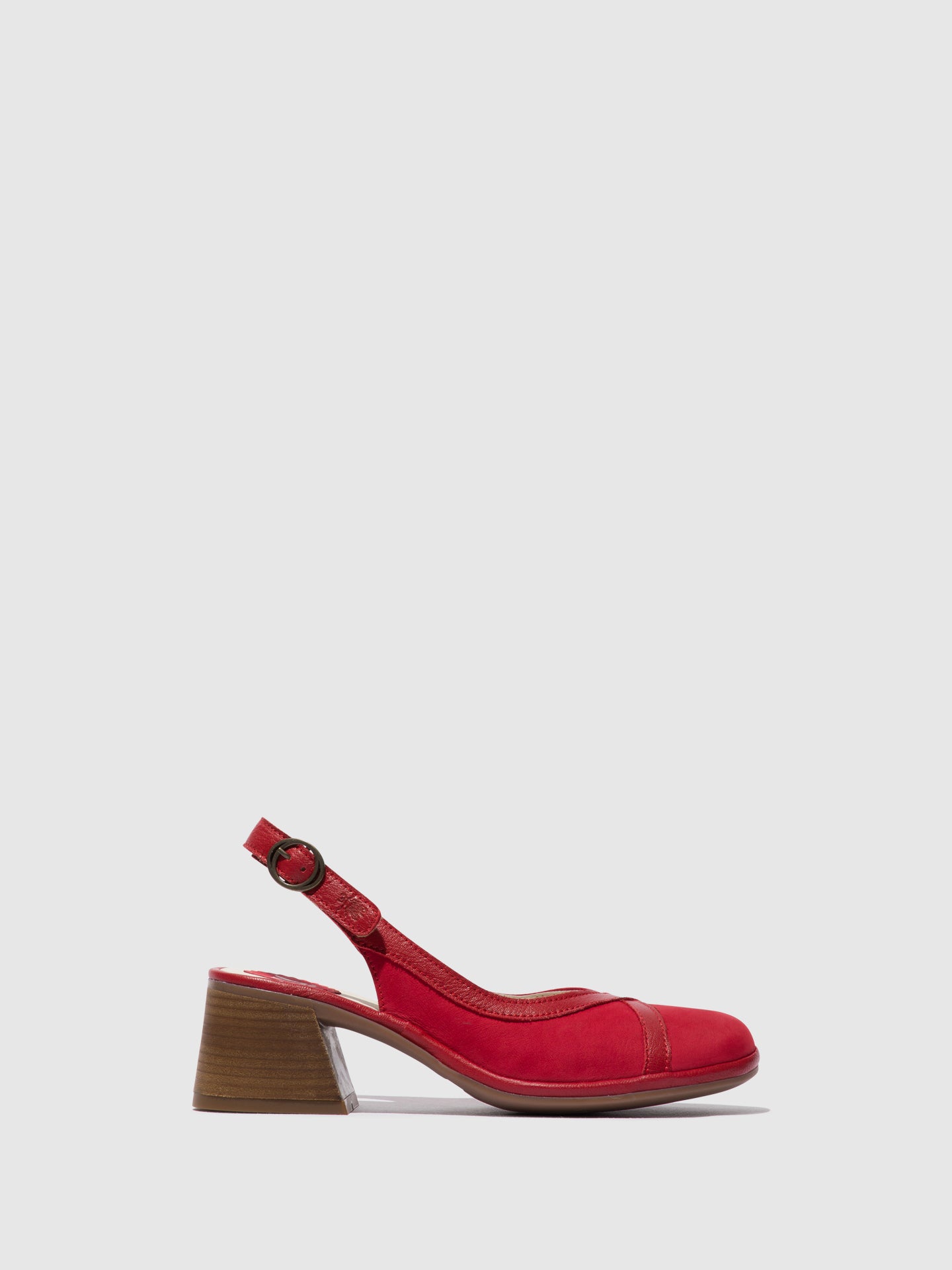 Fly London Sling-Back Sandals LEVO375FLY LIPSTICK RED
