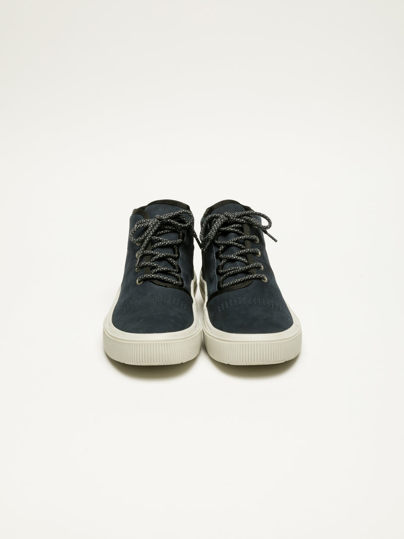 Fly London Navy Hi-Top Trainers