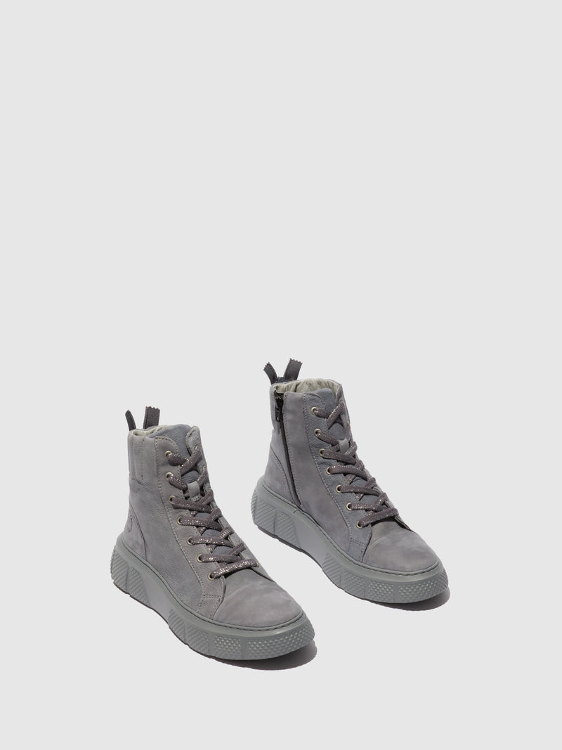Fly London Lace-up Trainers ERBY484FLY SORANO BLUE GREY