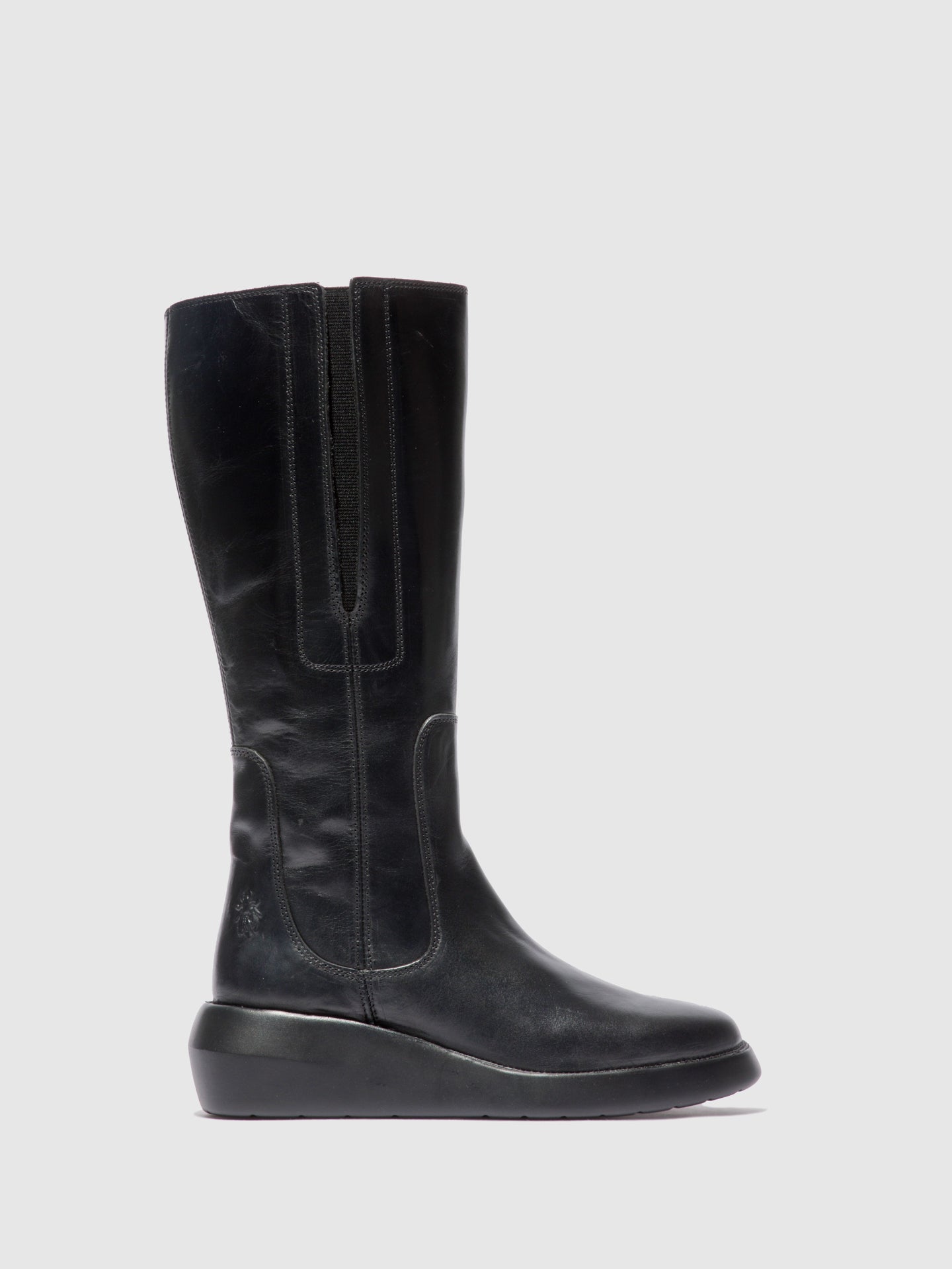 Fly London Zip Up Boots BOLA503FLY RUG BLACK