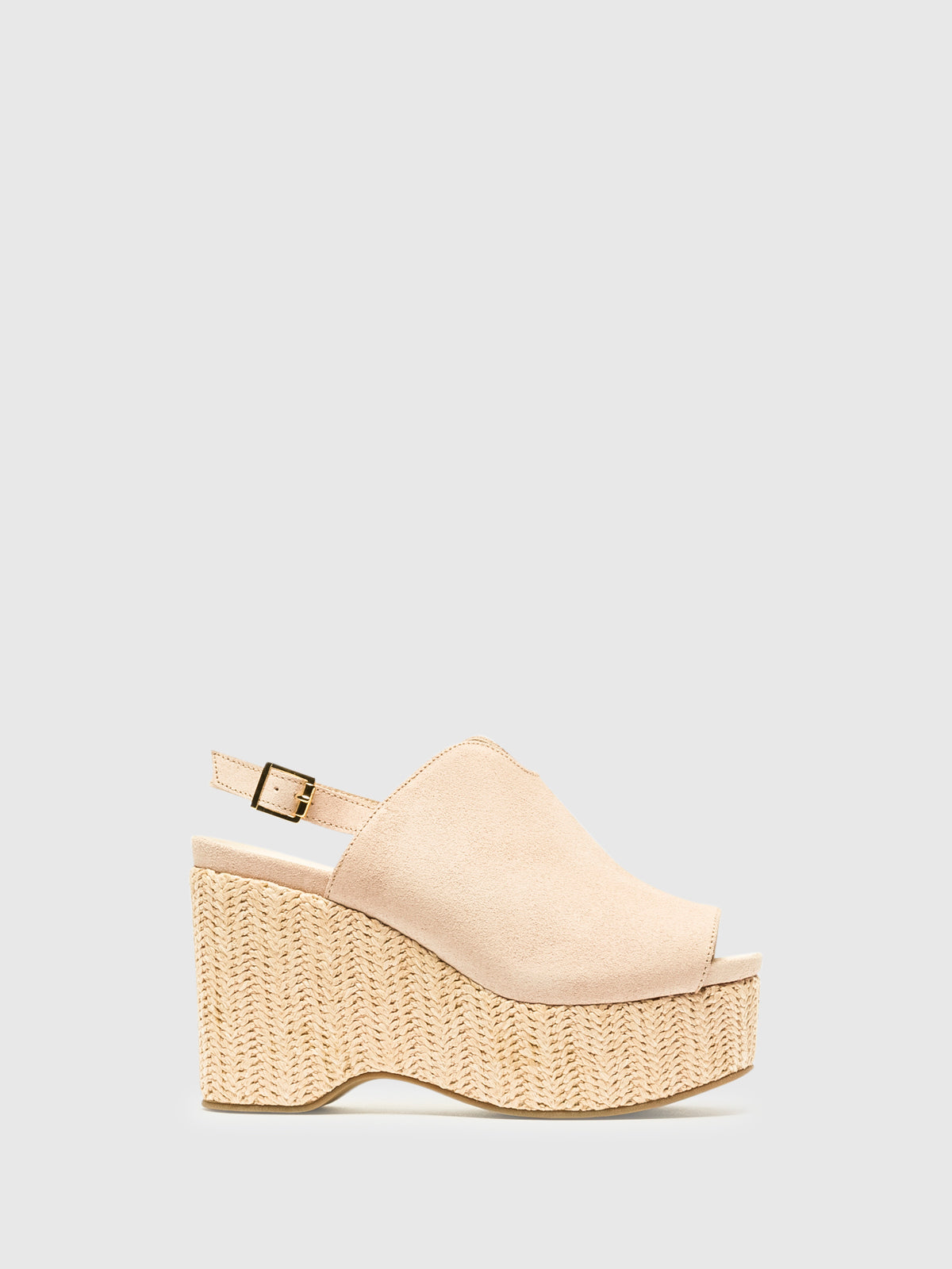 Foreva Pink Wedge Mules