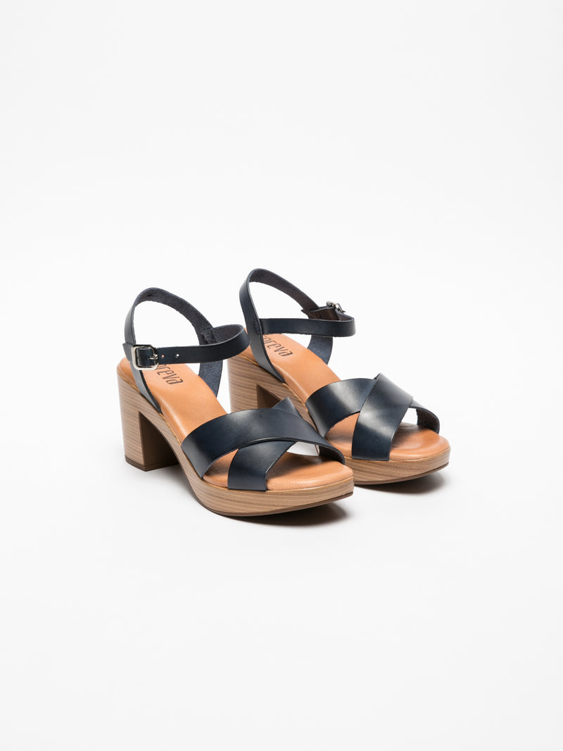 Foreva Blue Sling-Back Sandals