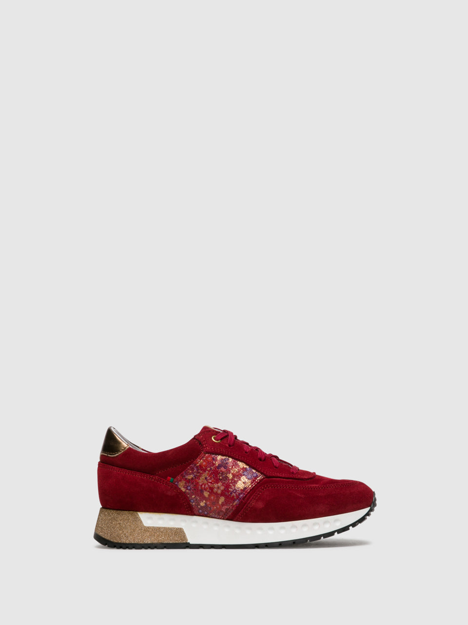 Foreva DarkRed Lace-up Trainers