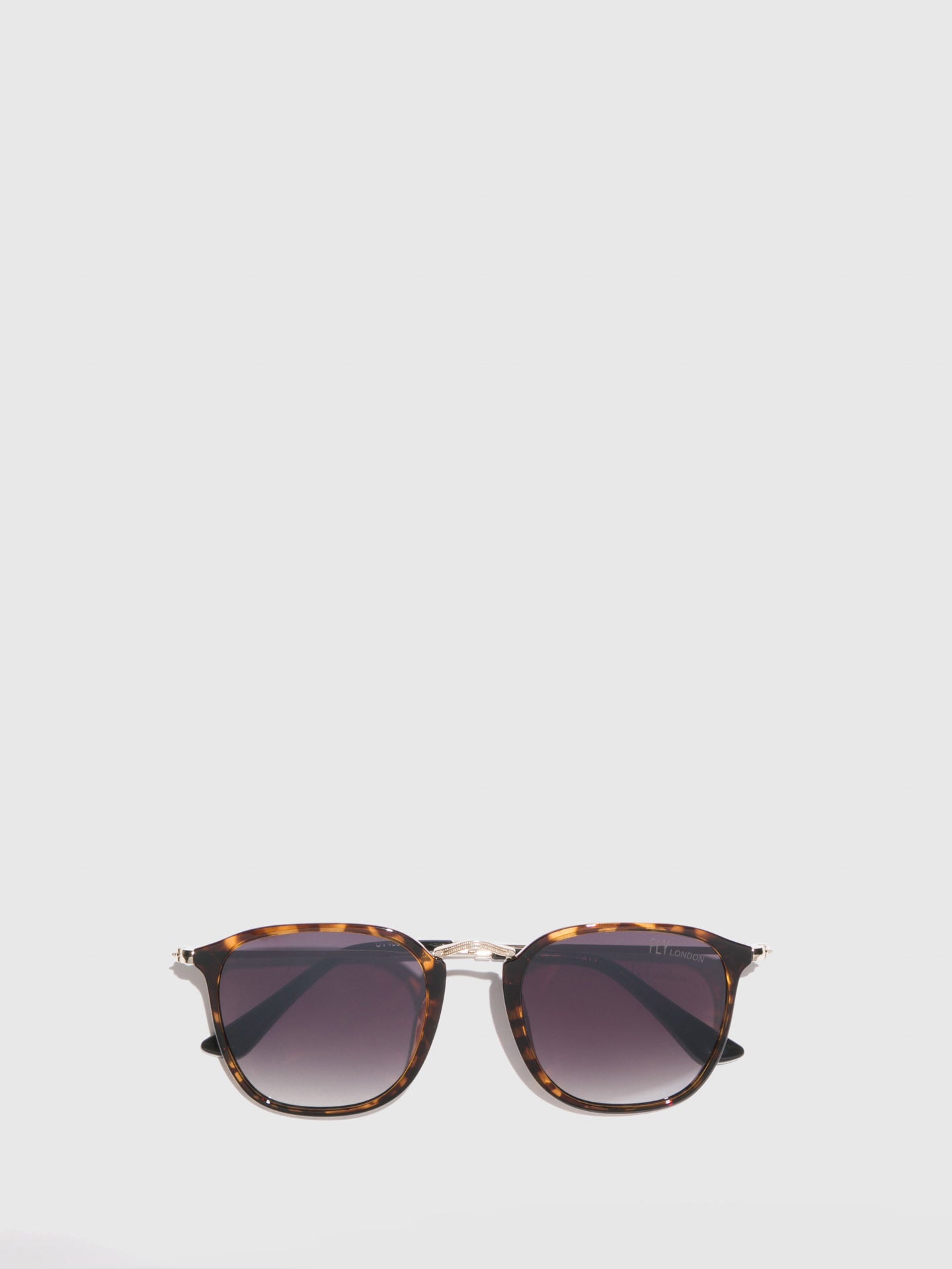 Fly London Brown Clubmaster Style Sunglasses