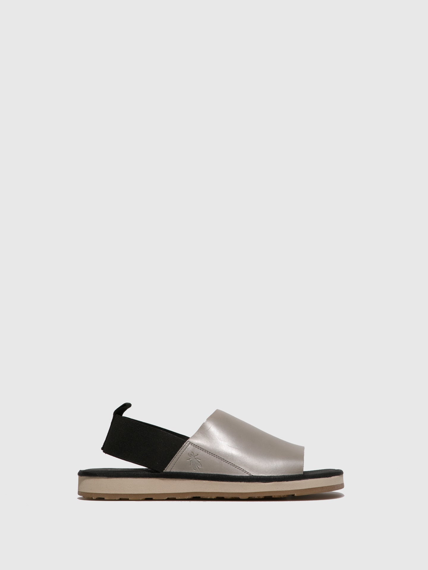 Fly London Gray Open Toe Sandals
