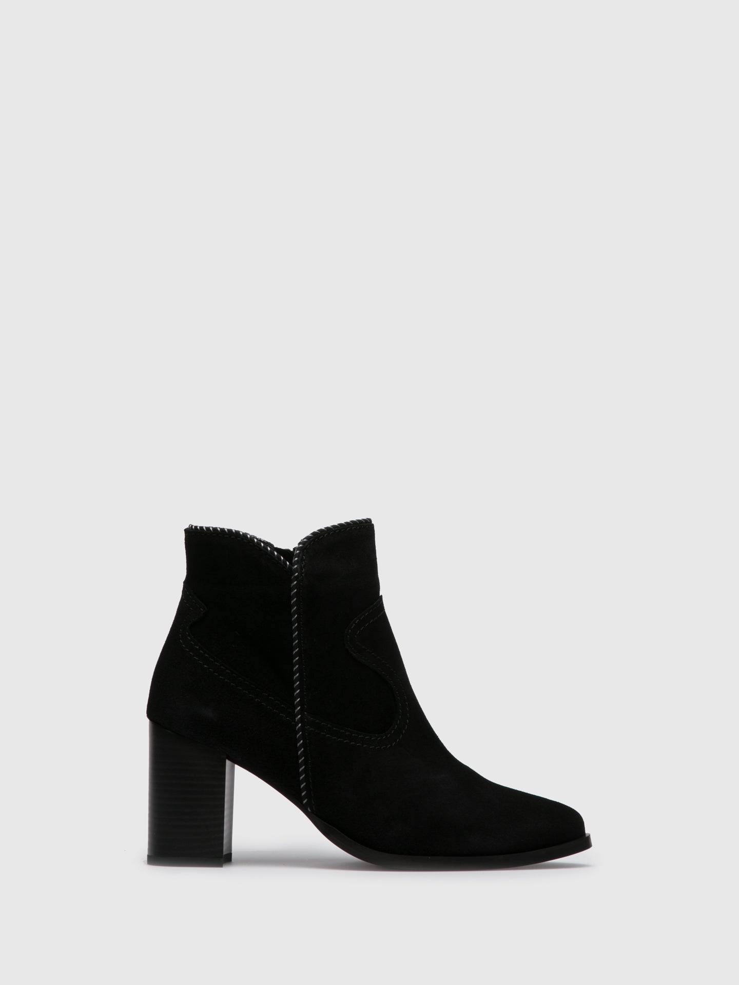 Foreva Black Pointed Toe Ankle Boots