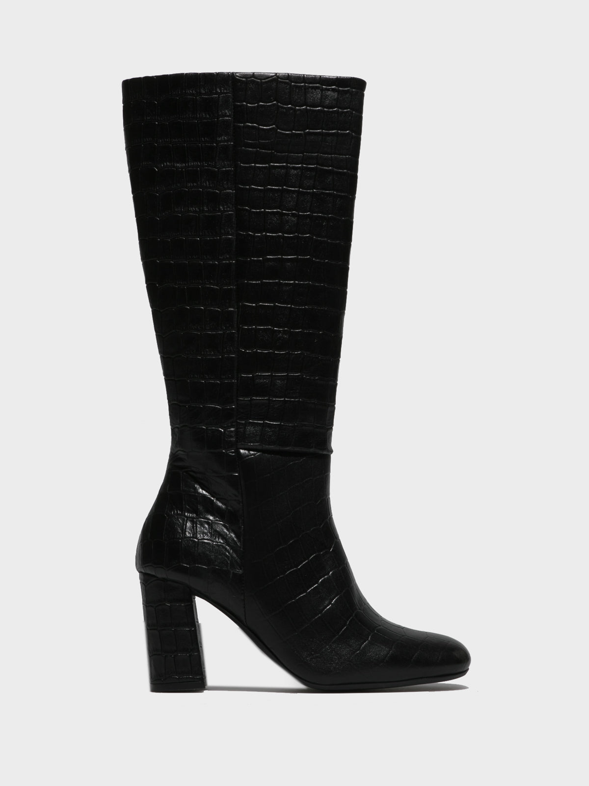 Foreva Black Knee-High Boots
