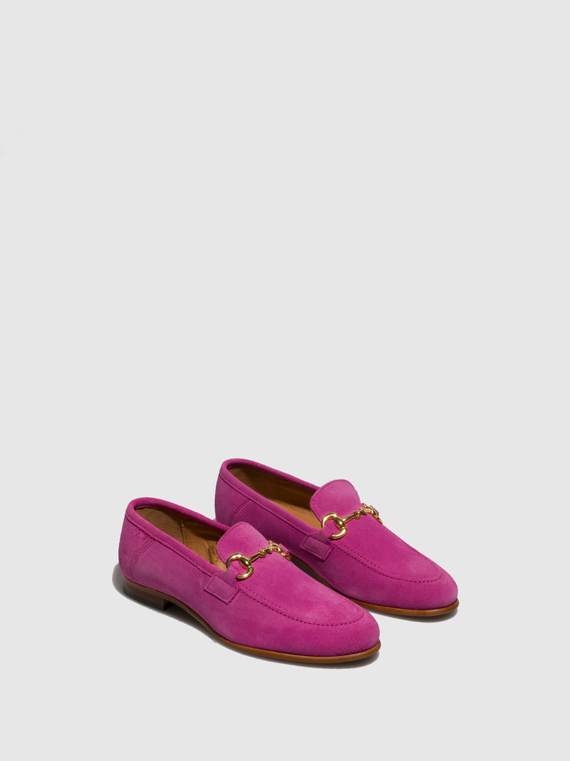 Foreva Pink Suede Mocassins Shoes