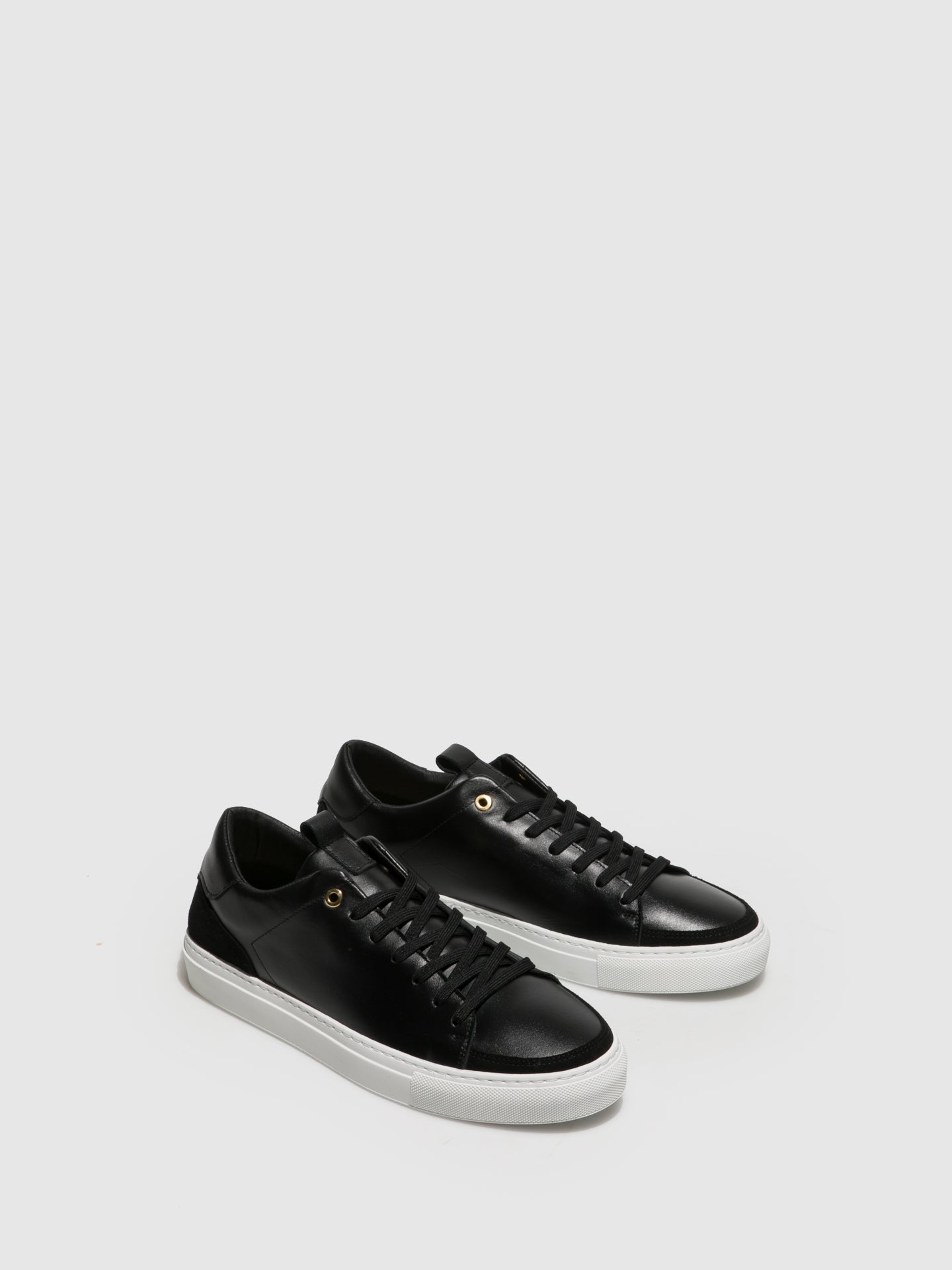 Fungi Black Lace-up Trainers