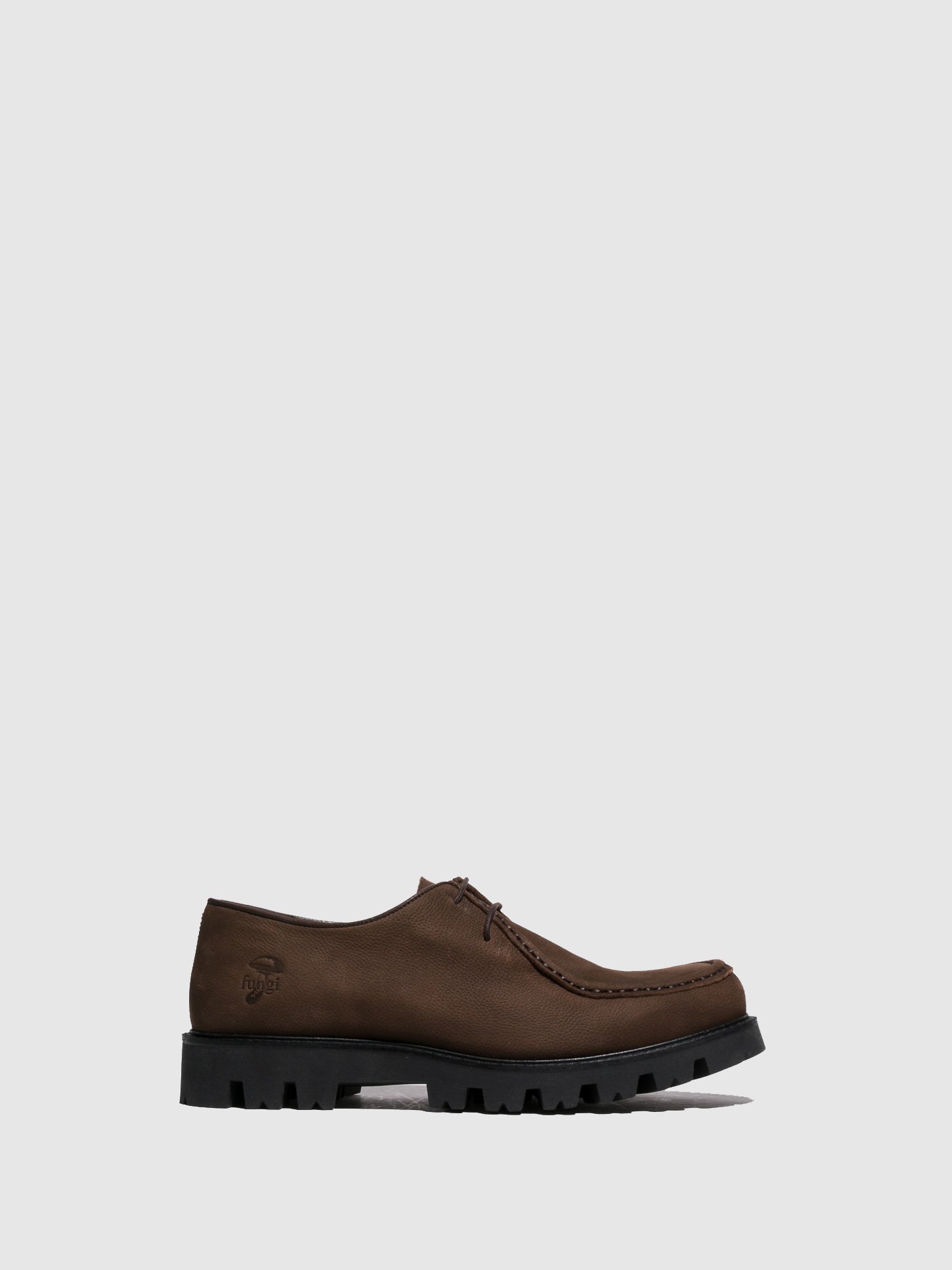 Fungi Brown Lace-up Shoes