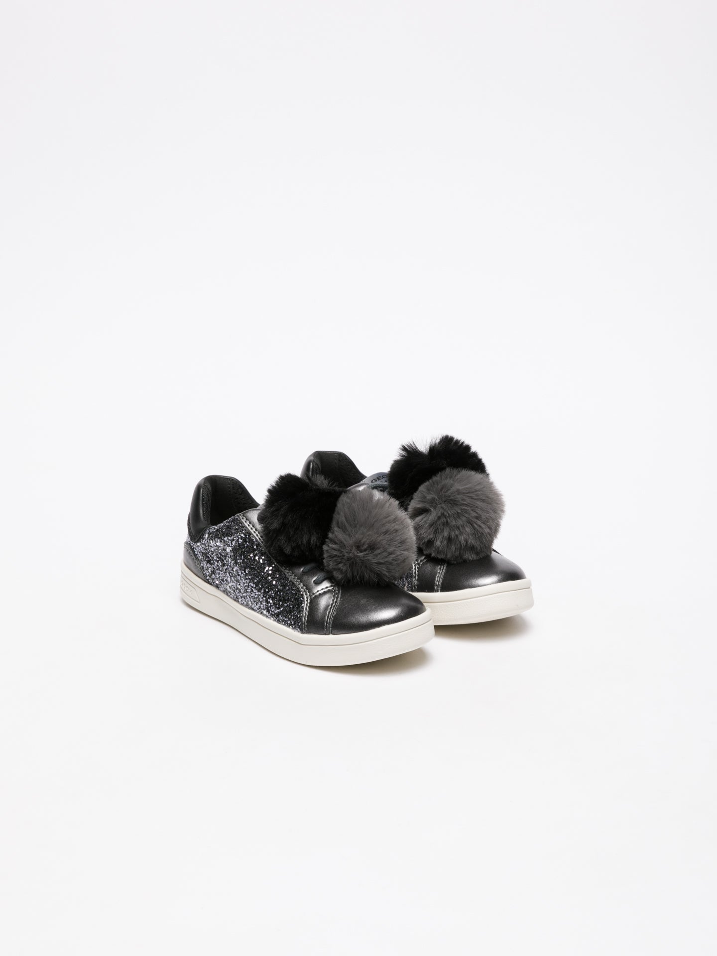 Geox Black Lace-up Trainers