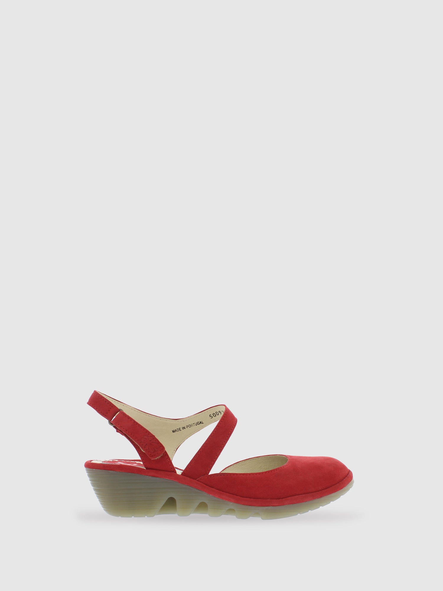 Fly London Red Velcro Sandals