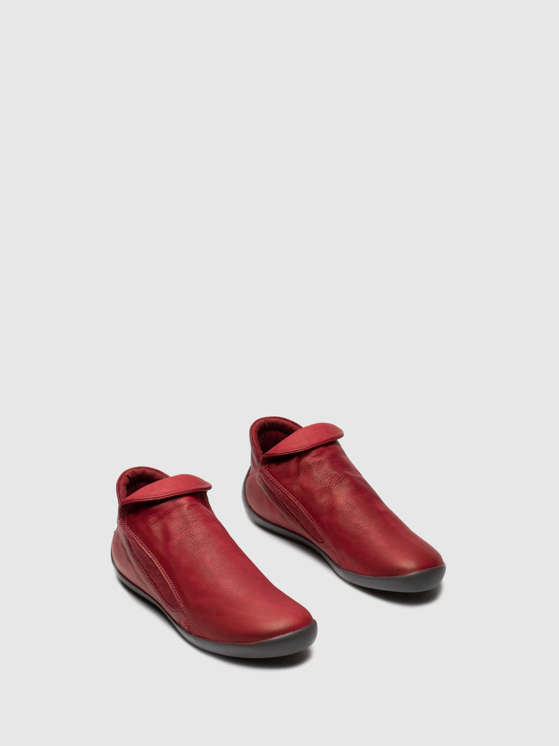 Softinos Red Slip-on Trainers