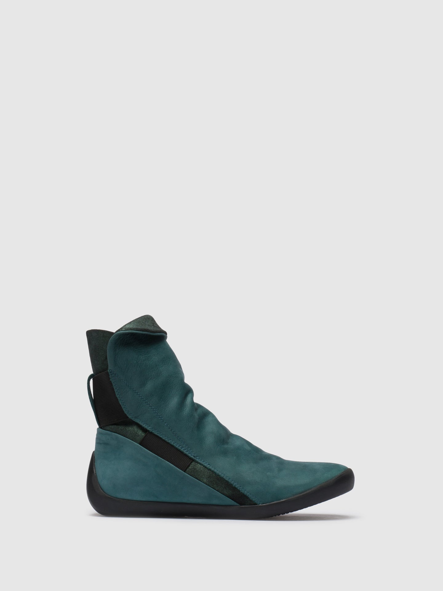 Softinos SeaGreen Elasticated Ankle Boots