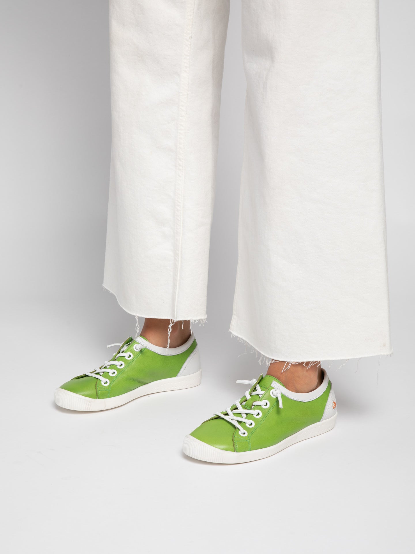 Softinos Slip-on Trainers ISLAII557SOF SUPPLE APPLE GREEN/WHITE