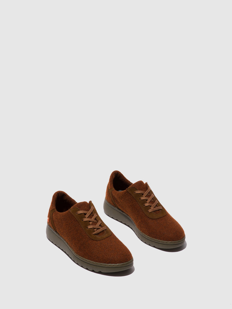 Softinos Lace-up Shoes ELRA BROWN/BROWN