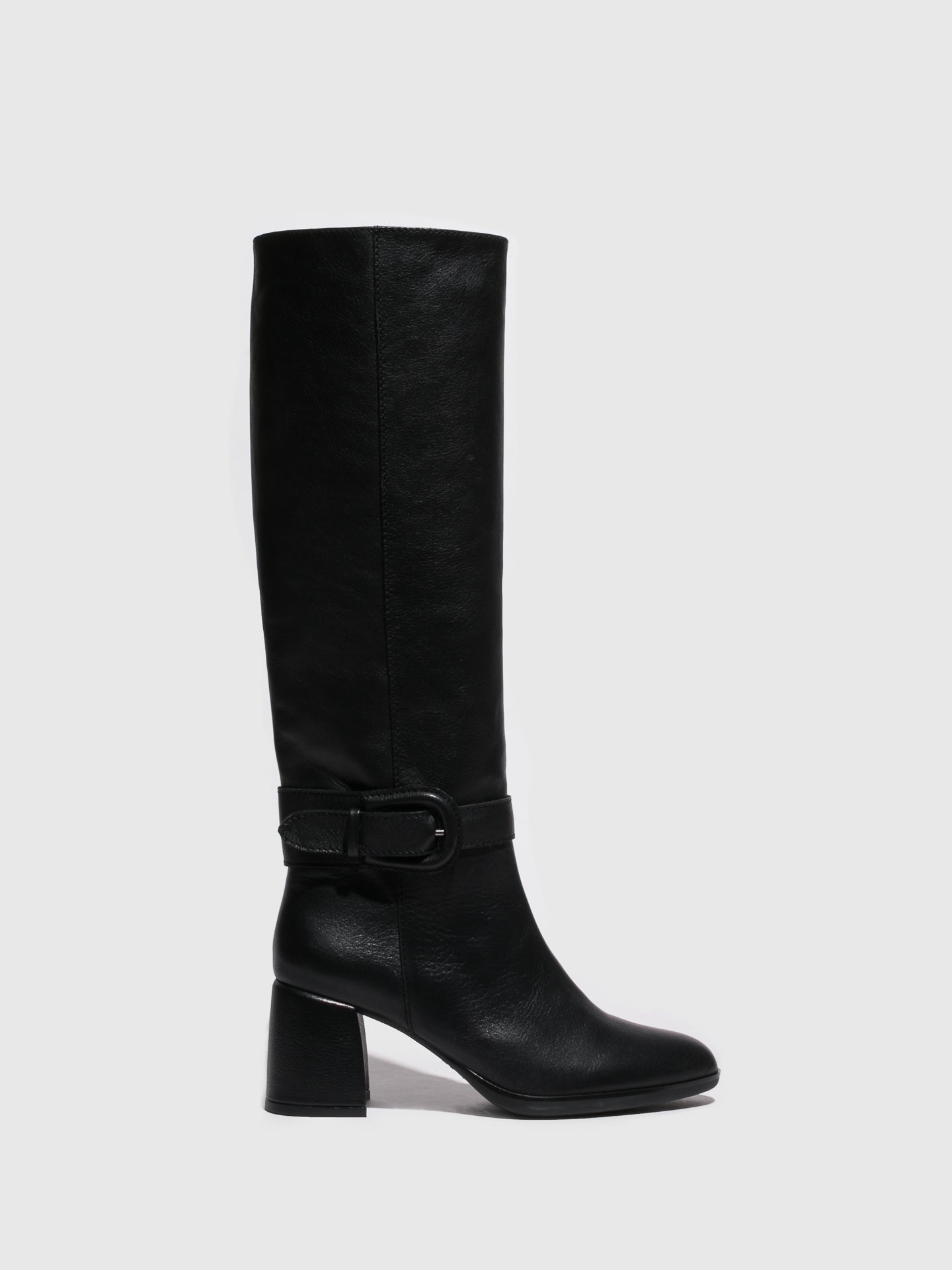 Sofia Costa Black Knee-High Boots