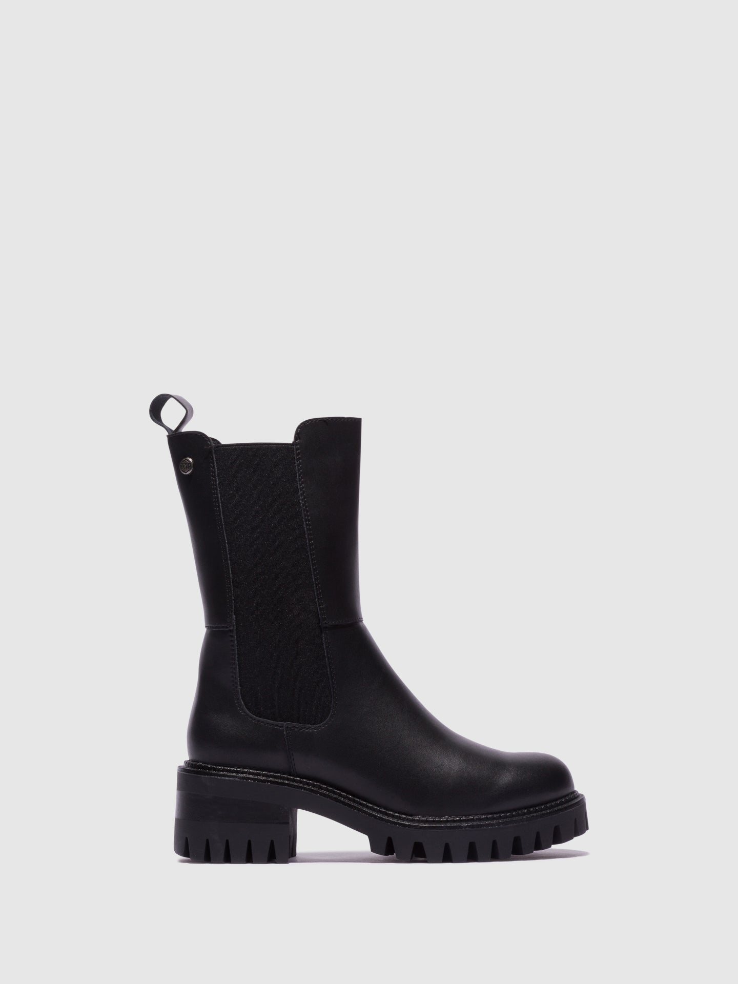 Top3 Black Zip Up Boots