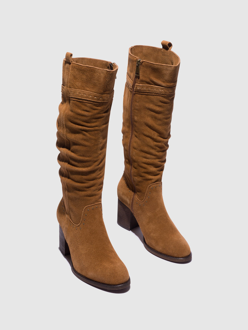 Top3 Brown Knee-High Boots