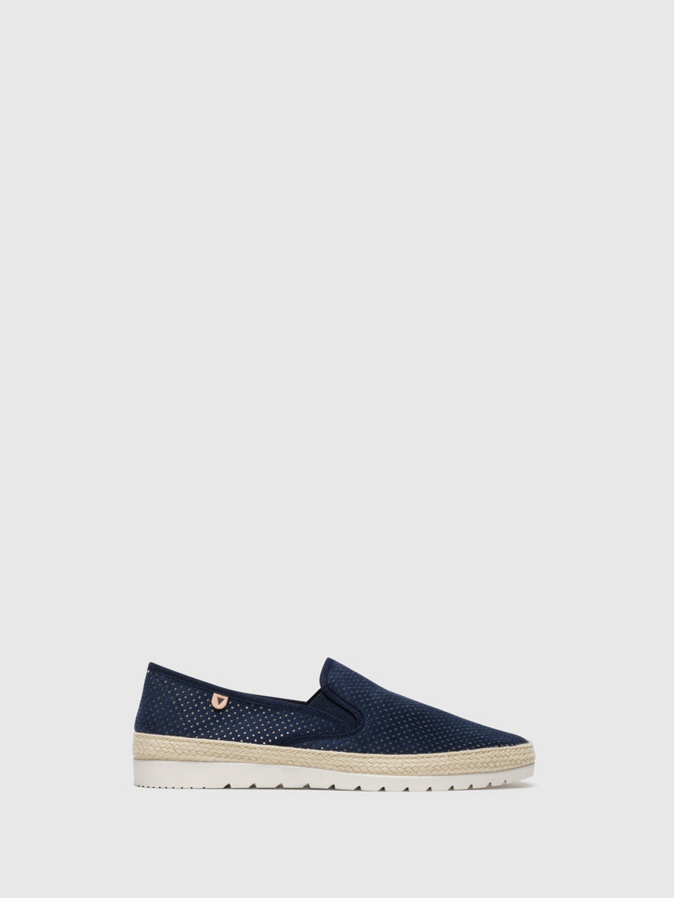 Verbenas Blue Slip-on Trainers